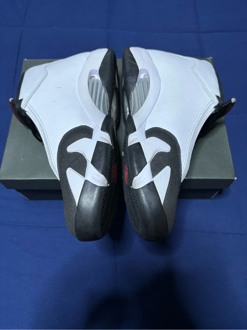 Jordan 14 Retro Black Toe 2024 Size 10